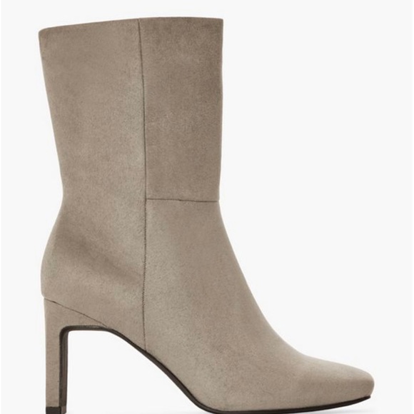 🆕 JustFab Gray Lilliana Heeled Boot - Picture 4 of 6